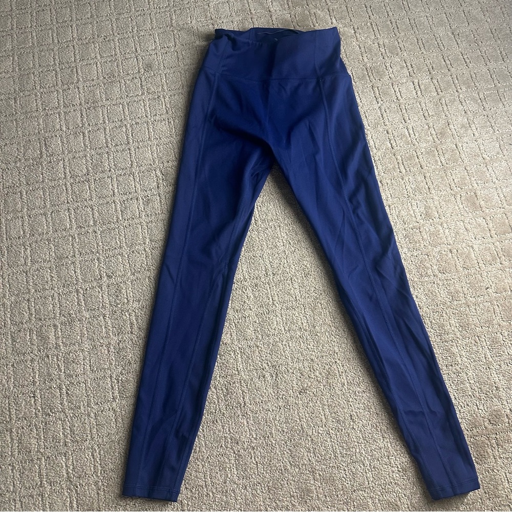 BUFF BUNNY Blue High-Waisted Leggings SZ S